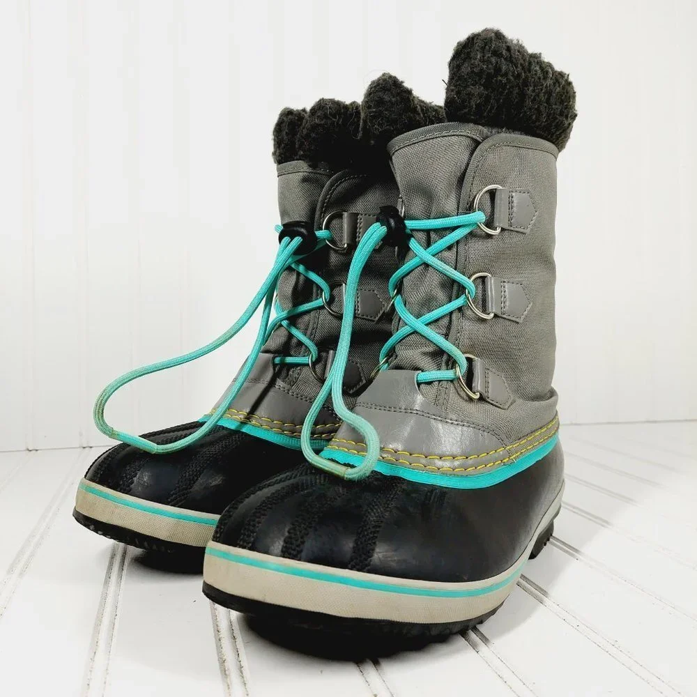 Sorel Waterproof Faux Fur Lace Up Winter Boots H576
